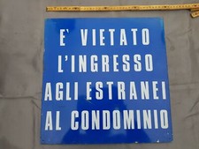 Insegna originale italiana usato  Italia