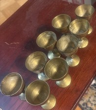 Mini brass goblets for sale  Blytheville