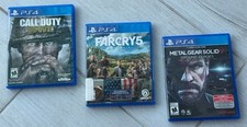 Lote de jogos PlayStation 4 PS4 Farcry 5 Call Of Duty WW2 Metal Gear Solid 5 comprar usado  Enviando para Brazil