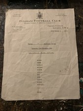 Fulham sheffield united for sale  WAKEFIELD