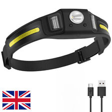 Waterproof cob headlamp for sale  UK