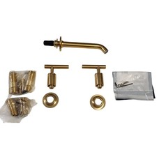 Torneira de pia de banheiro purista Kohler T14413-4-2MB - Latão moderno escovado comprar usado  Enviando para Brazil