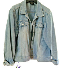 Jeansjacke jeans jacke gebraucht kaufen  Hünxe