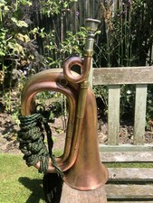 Bugle copper brass for sale  UCKFIELD