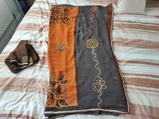 Indian saree brown for sale  SOUTHALL