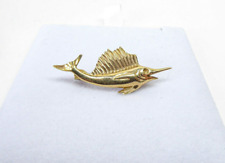 9ct gold sailfish for sale  COLWYN BAY