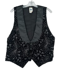 Black glitter vest for sale  Fritch