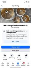 Ikea lamp shades for sale  RUGBY