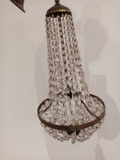 Vecchio lampadario gocce usato  Villa Santina