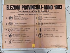 Manifesto viterbo elezio usato  Viterbo