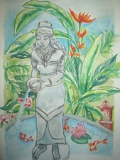Bali garden fountain for sale  Woodstock