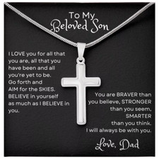 Son cross necklace for sale  Westminster