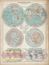 Carta geografica antica usato  Lecco