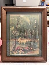 Framed print vtg for sale  Edwardsville