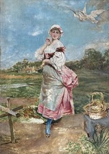 Tableau ancien marie d'occasion  Cahors