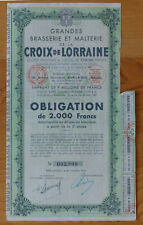 Titre brasserie malterie d'occasion  Rosporden