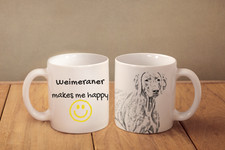 Braco de Weimar - Un Taza" Makes Me Happy" Subli Dog comprar usado  Enviando para Brazil