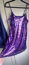 Purple sequined short for sale  WHITSTABLE