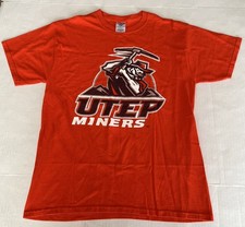 Camiseta Jerzees UTEP Miners Athletics Logo tamanho médio laranja, usado comprar usado  Enviando para Brazil