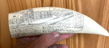 New scrimshaw whale for sale  Rising Fawn