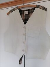 Cream tartan corduroy for sale  CHELMSFORD