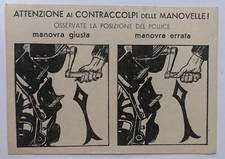 Cartolina pubblicitaria inail usato  Roma