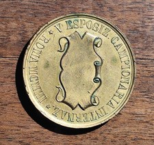 Medaglia esposizione internaz. usato  Serravalle Scrivia