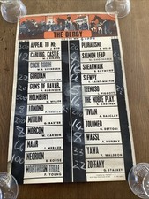 Vintage derby poster for sale  EYE