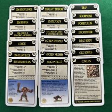 Warhammer Quest Core Game Event Card Card Cards Conjunto Completo Games Workshop Anos 90 OOP, usado comprar usado  Enviando para Brazil