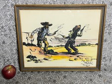 1942 watercolor painting for sale  Crystal Lake