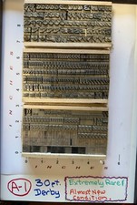 Letterpress type pt. for sale  San Leandro