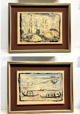 Coppia quadro dipinto usato  Varallo Pombia