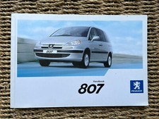 Peugeot 807 owners d'occasion  Expédié en Belgium