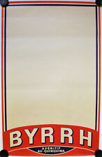 Affiche byrrh apéritif d'occasion  La Courtine