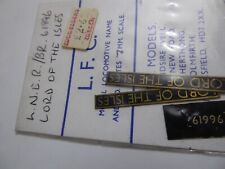 7mm nameplates smokebox for sale  TEWKESBURY