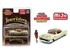 CHEVROLET Impala Lowrider + figurka - 1958 - krem - Racing Champions 1:64 na sprzedaż  Wysyłka do Poland