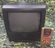 Panasonic 13" TV VCR FM CRT Retro Gaming PV-C1322 |VCR ⏏️ Problema de Porta|Sem Controle Remoto comprar usado  Enviando para Brazil