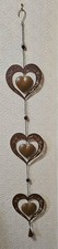 Metal hanging hearts for sale  RUTHIN