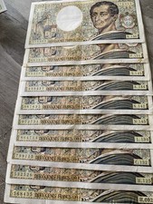 Lot billets 200 d'occasion  Douvrin
