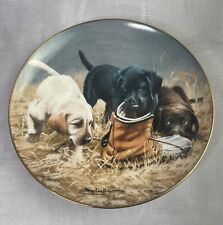 Assiette décorative chiot d'occasion  Ervy-le-Châtel