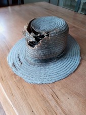 Amish straw hat..tattered for sale  Narvon