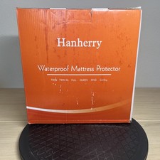 Protector Colchón Hanherry 100% Impermeable Queen Size, Queen, Blanco  segunda mano  Embacar hacia Mexico