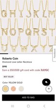 Roberto coin diamond for sale  Matthews