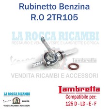 Rubinetto benzina lambretta usato  Napoli