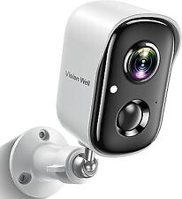 Câmeras de segurança sem fio Vision Well alimentadas por bateria 1080P HD WiFi CG6S - BRANCO comprar usado  Enviando para Brazil