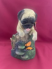 Estatueta Pug marrom com borboleta grande especial por Conversation Concepts DFLS18A comprar usado  Enviando para Brazil