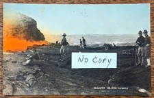 1920's Servicemen Kilauea Volcano TH Hawaii Tinted AZO RPPC, usado comprar usado  Enviando para Brazil