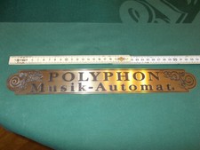 Polyphon schild 40er gebraucht kaufen  Essen