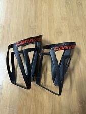 Par de gaiolas de garrafa de bicicleta Cannondale fibra de carbono velocidade C SL vermelho laranja comprar usado  Enviando para Brazil