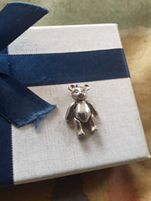 Silver charm bear for sale  EXMOUTH